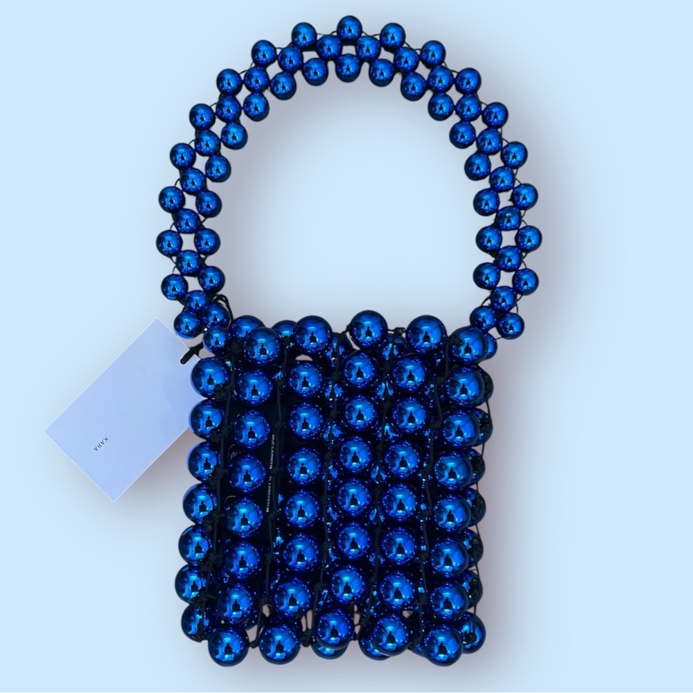 NWT KARA blue orb bag